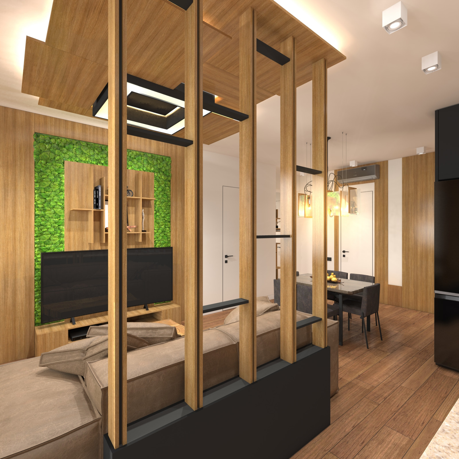 Гостиная-Кухня-Столовая