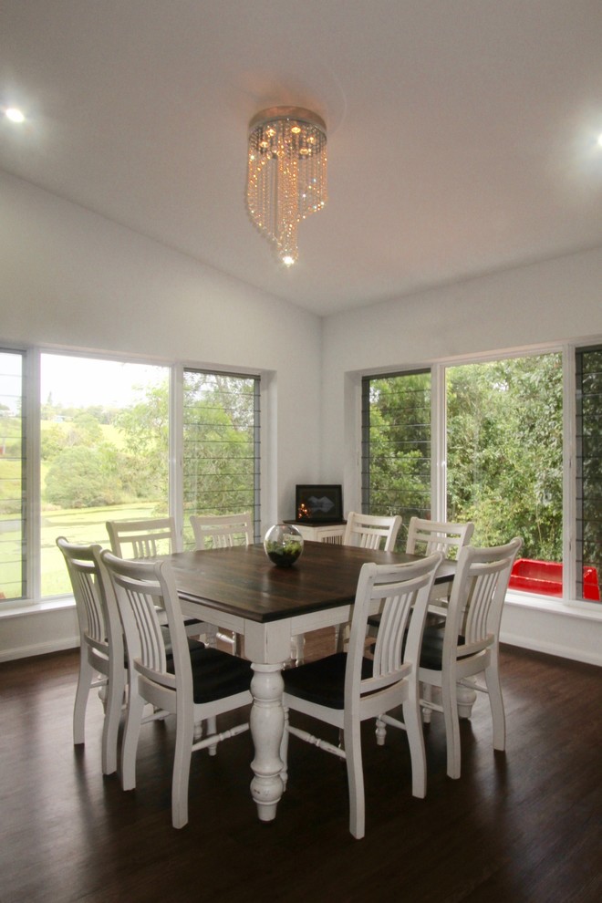 Scandinavian dining room in Brisbane.