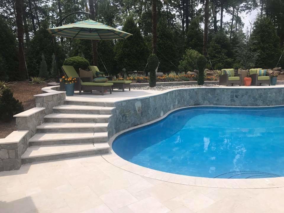 Patio with Large Pool