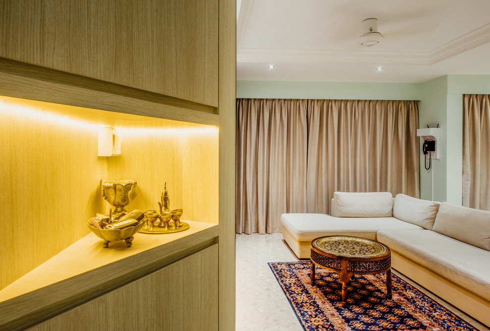 This is an example of a mediterranean living room in Singapore.