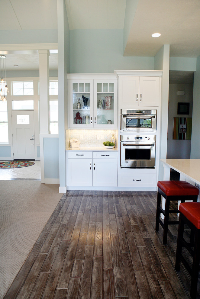 Inspiration for a beach style kitchen in Salt Lake City.