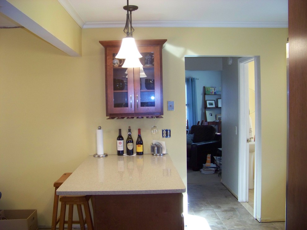 Elegant home design photo in Boston