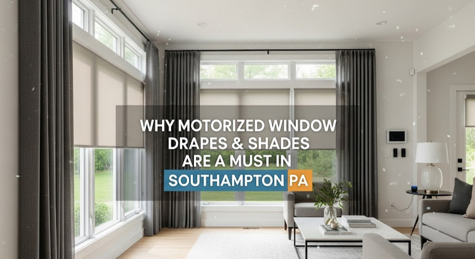 Motorized window drapes