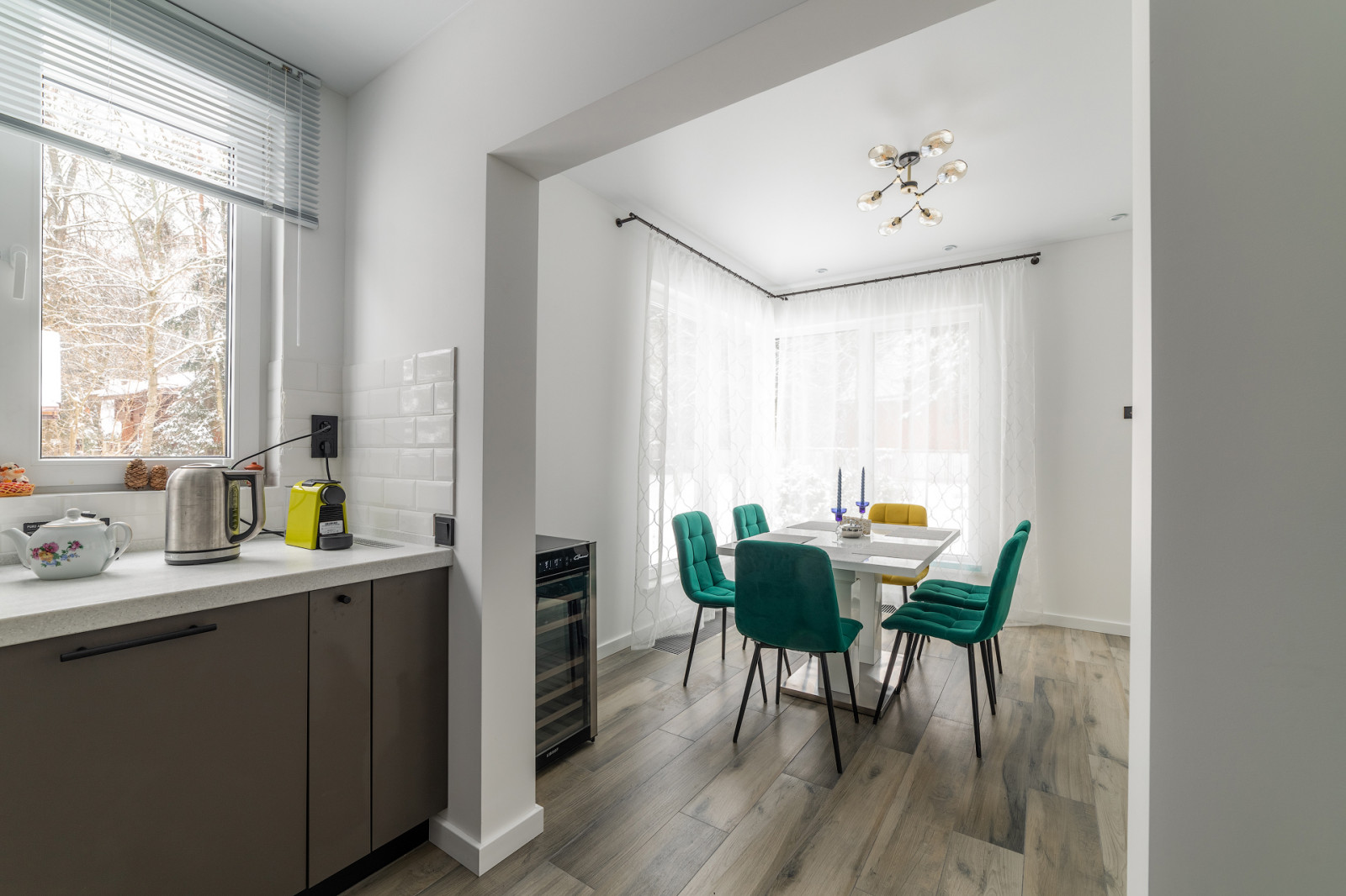 Дом в Назарьево 175 кв. м. Проектные решения 1-го этажа.