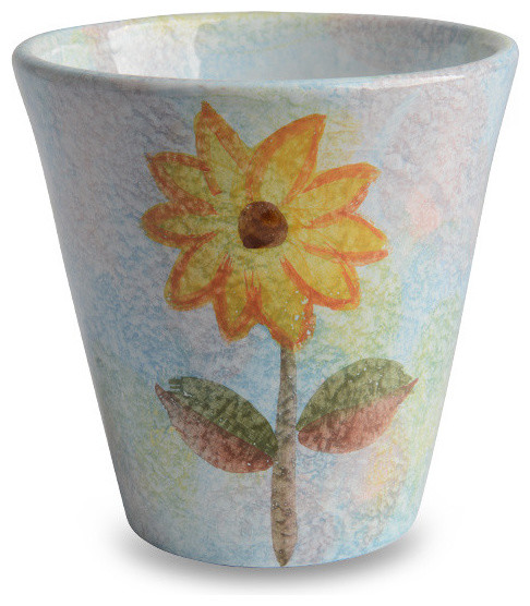 Primavera Large Flower Pot - Farmhouse - Indoor Pots And ...