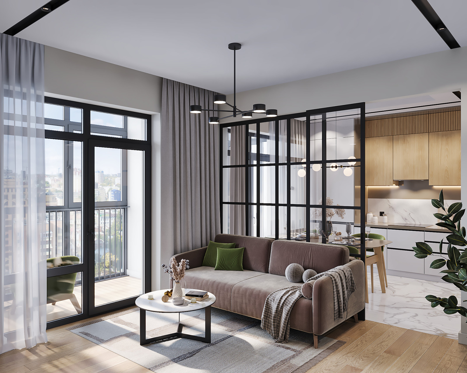 Дизайн проект квартиры, г. Ростов-на-Дону, 80 кв.м.