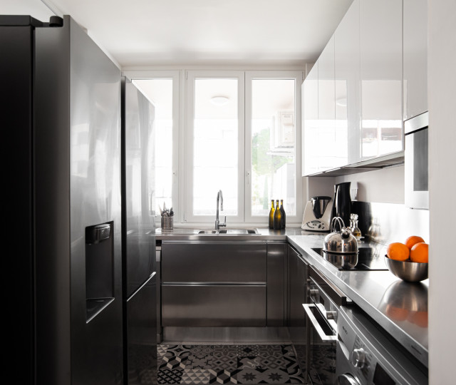 Cucina acciaio modern-kitchen