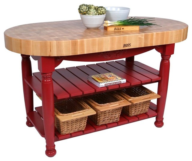 John Boos Harvest Table 60 X30 X4 Traditional Kitchen Islands John Boos Harvest Table 60 X30 X4 Traditional Kitchen Islands And Carts By Florence Adams