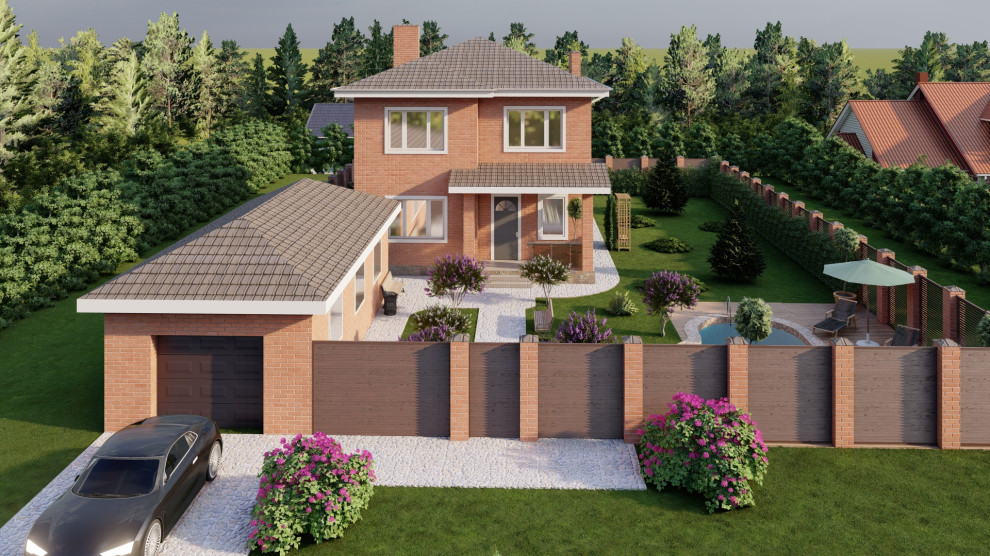 Двухэтажный дом 150 квм