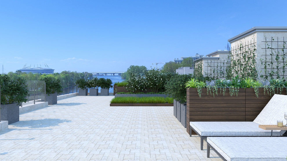 терраса в ЖК Стокгольм