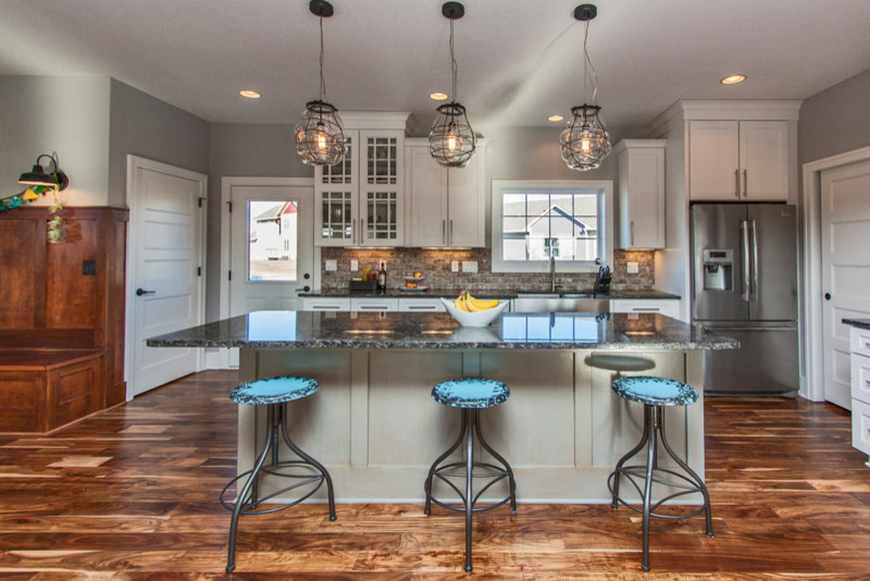 Inspiration for a transitional kitchen remodel in Cedar Rapids