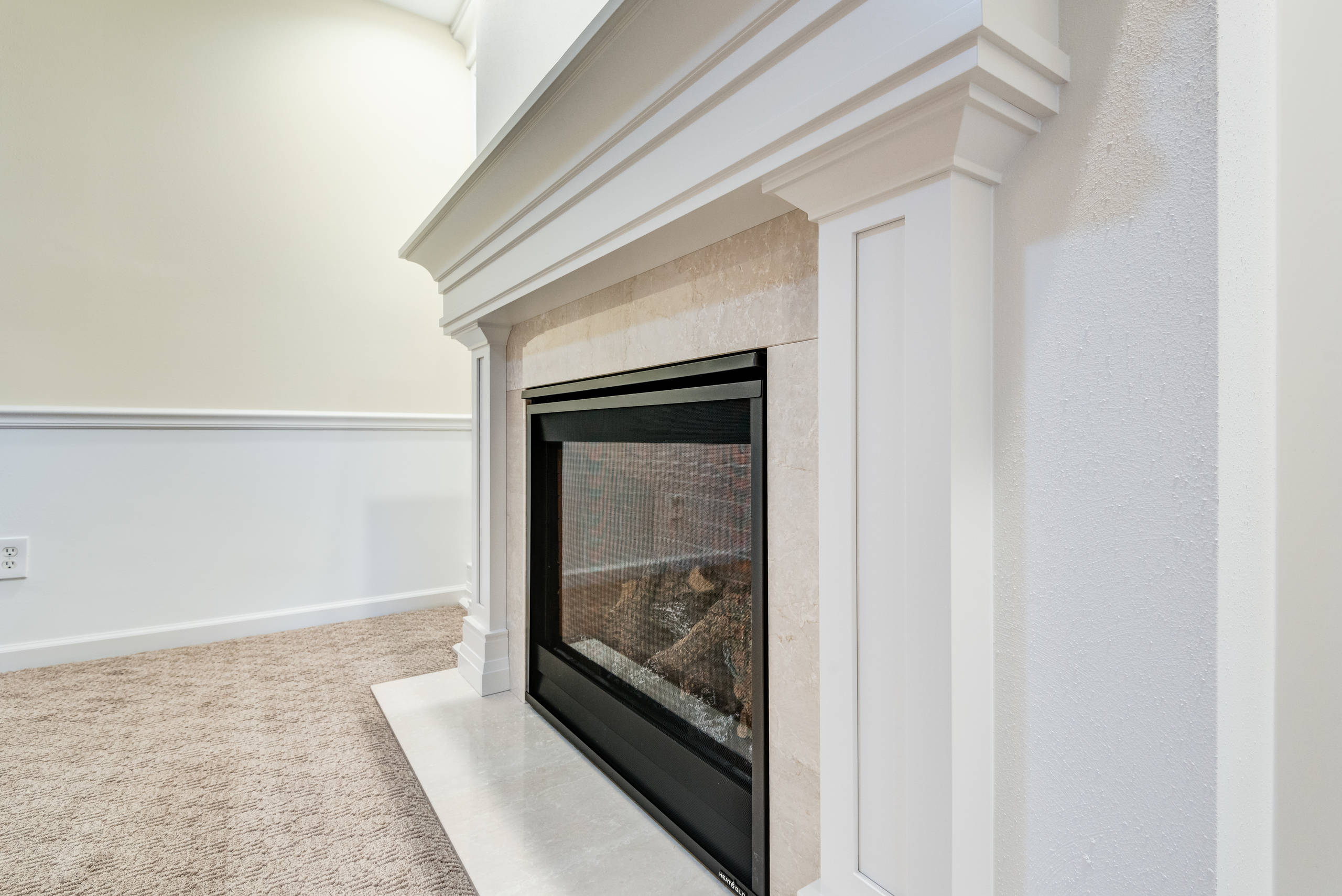 Modern Traditional Fireplace Mahomet