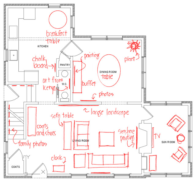 Design Sketches klassisch-modern