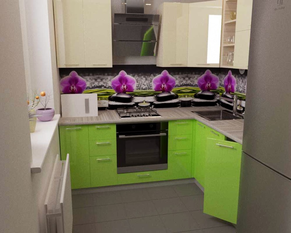 Визуализация кухонного гарнитура