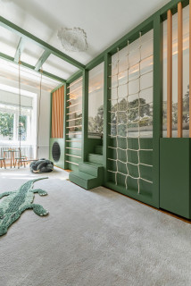 75 Kinderzimmer mit grüner Wandfarbe Ideen & Bilder - Februar 2024 | Houzz  DE