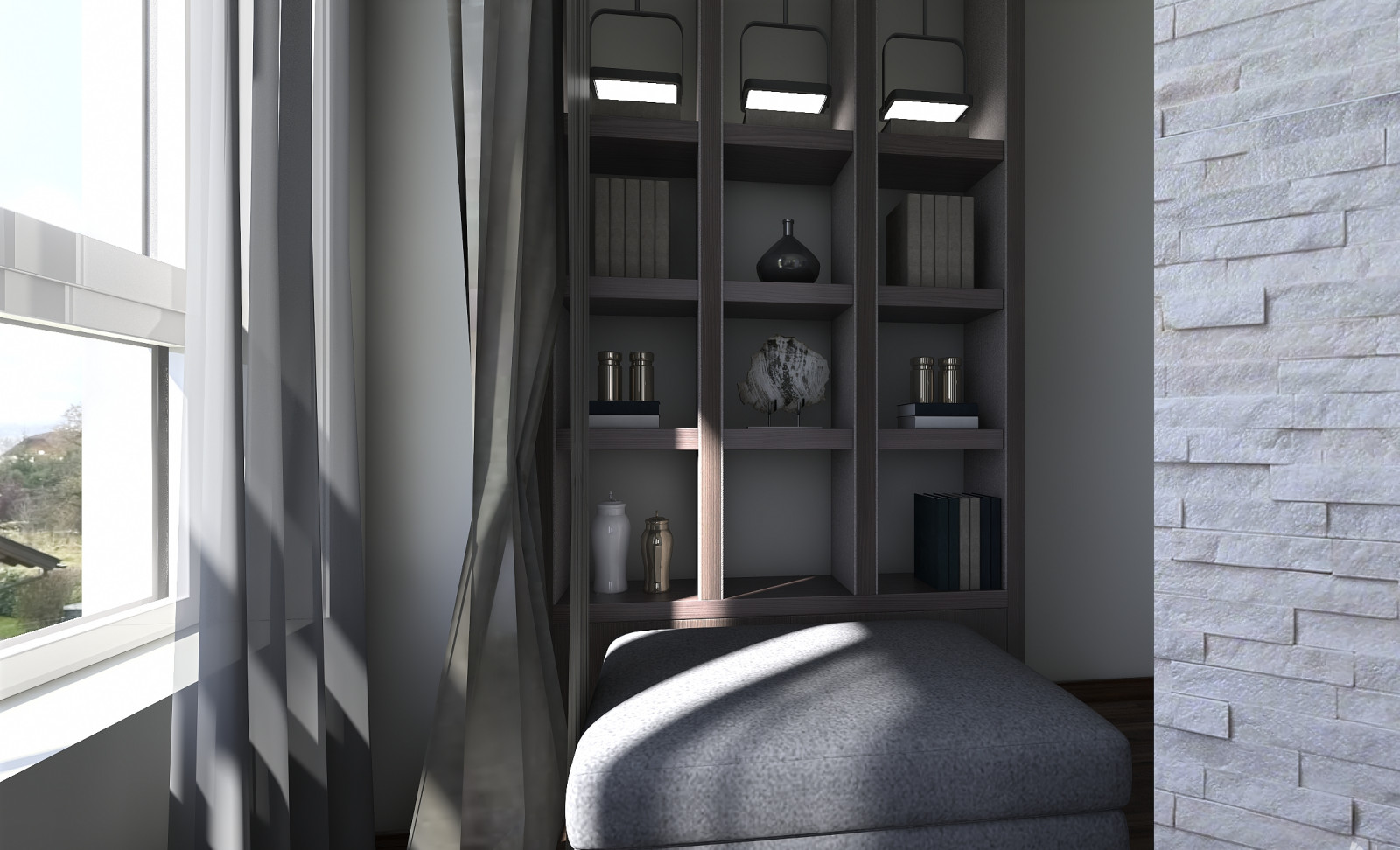 Загородный дом с элементами лофт