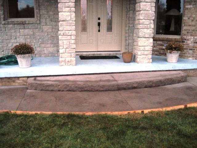 Cement and Steamped Concrete patios