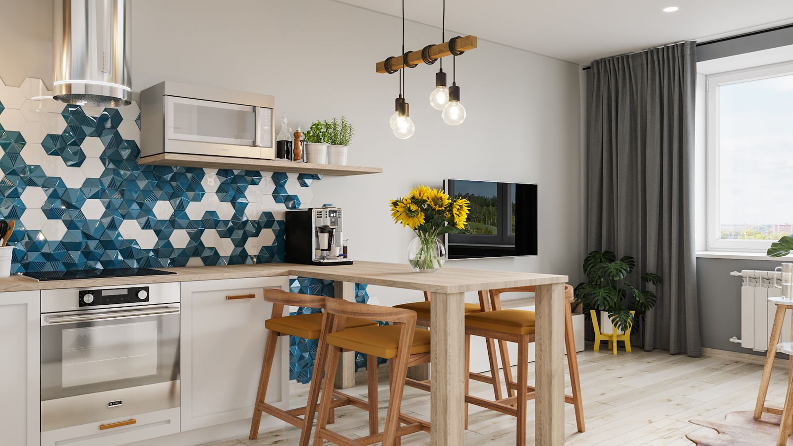 Однокомнатная квартира для пары