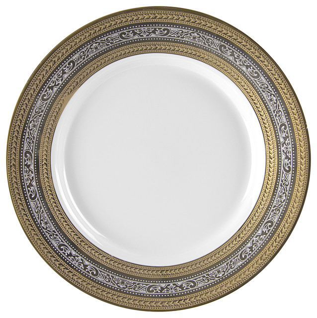 Elegance Charger Plates, Set of 6 Traditional Charger Plates by 10 Strawberry Street Houzz