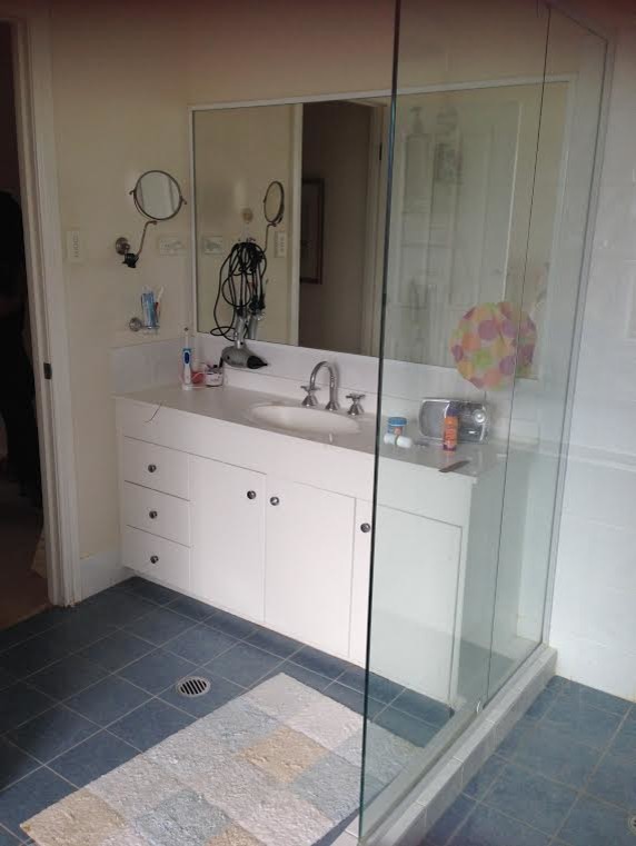 Rebuild of faulty bathroom - including all structural walls and floor