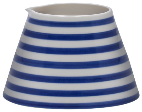 Anne Black Stripes Jug, Wide Stripes, Small