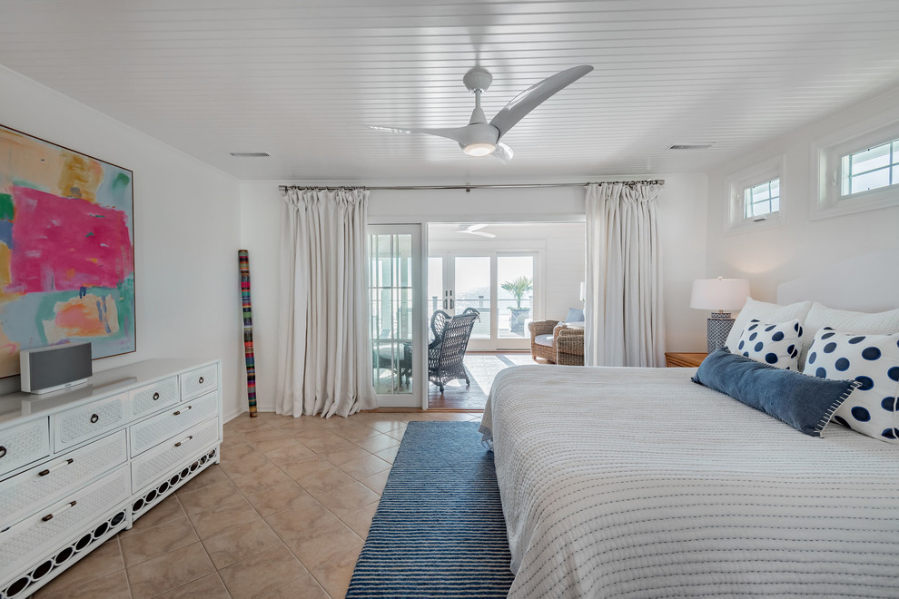 Beach style bedroom in Charleston.