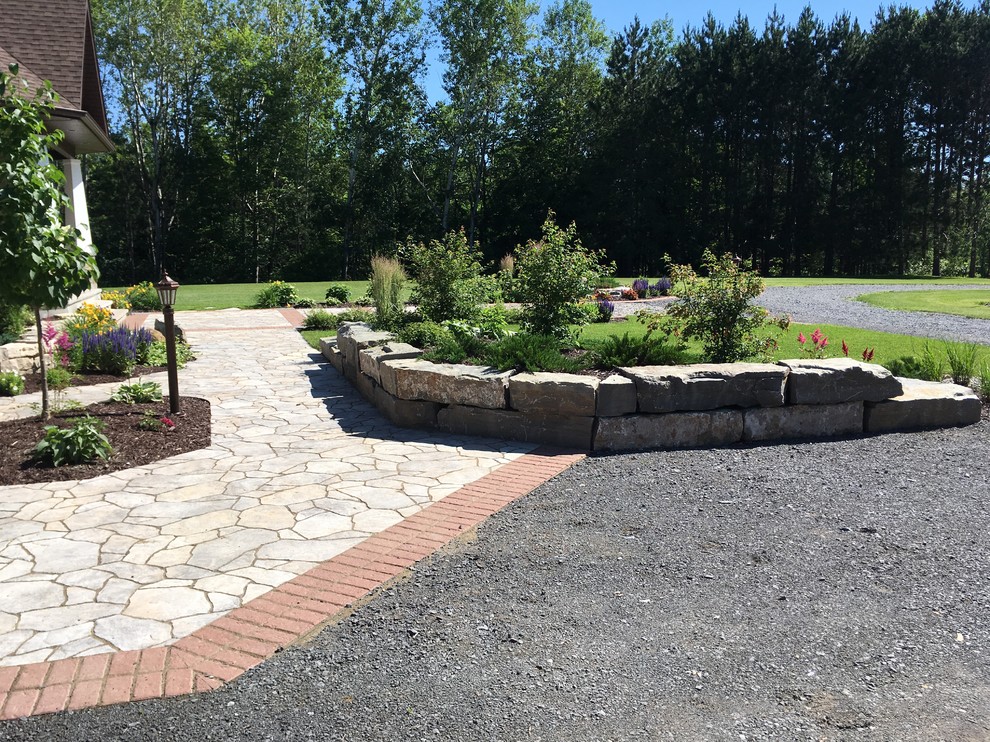 Landscape detail Rustic Landscape Ottawa by Studio 853 design