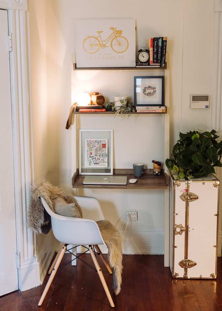 This is an example of an eclectic home office in DC Metro.