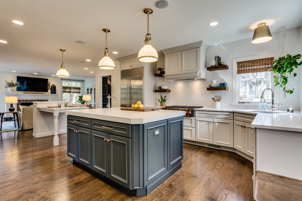 Kitchen - transitional kitchen idea in Chicago