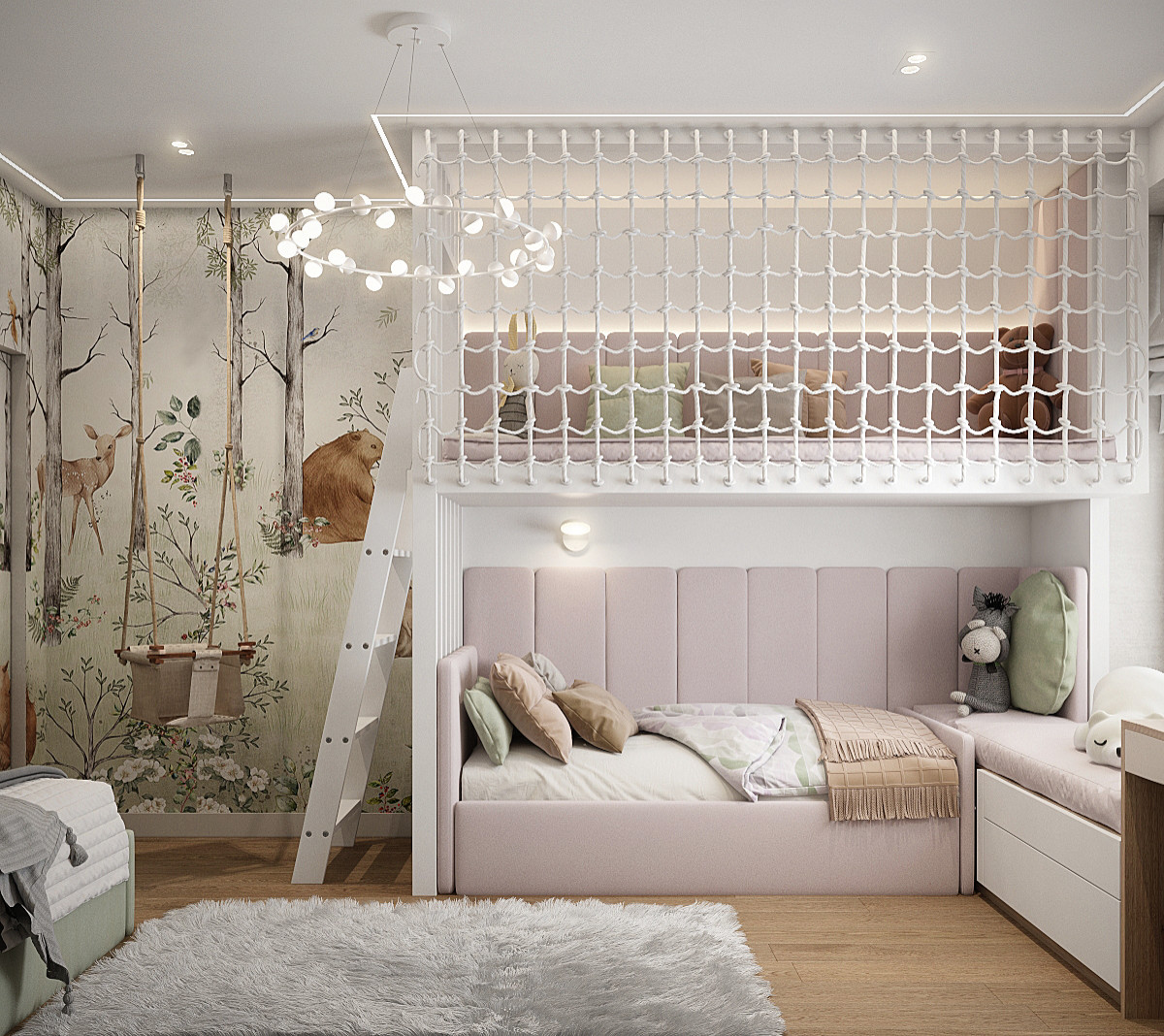 Элегантная современная трехкомнатная квартира