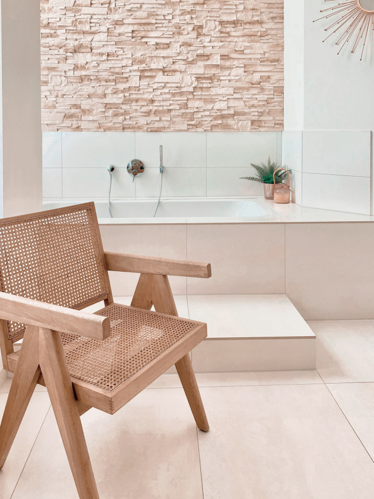 Haus im modernem Boho Style mit natürlichen Materialien