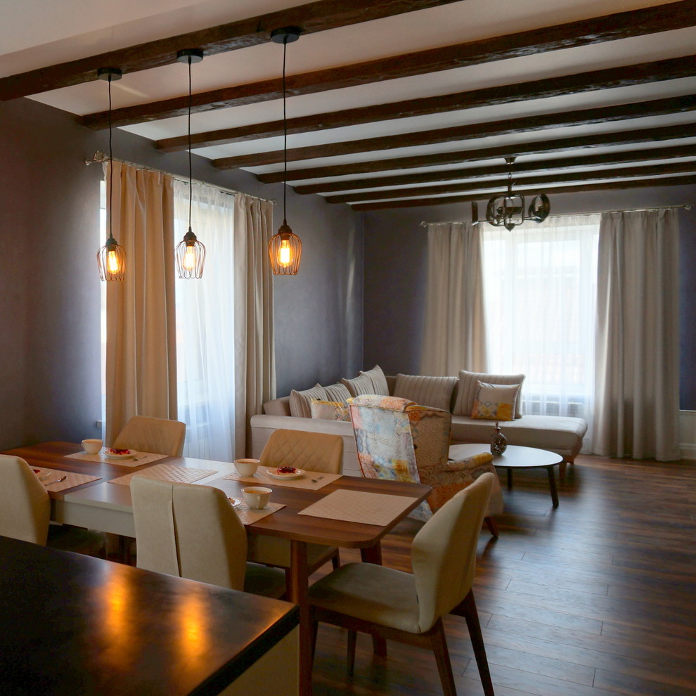 Реализованный интерьер загородного дома