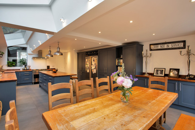 Charmingly Rustic Home Extension - Balham rustic-kitchen