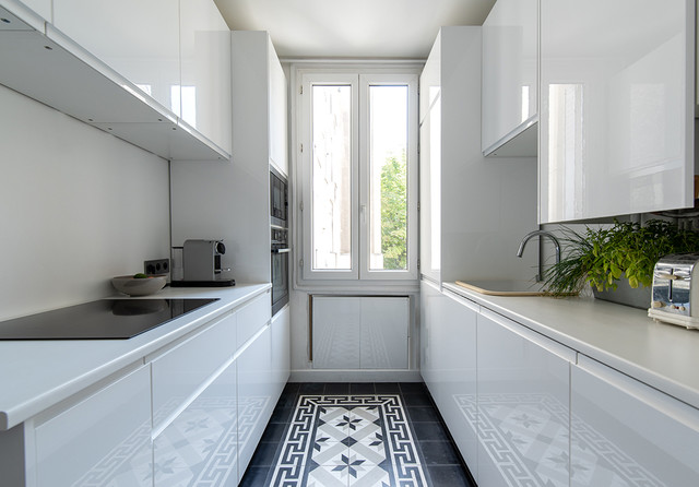 R&eacute;habilitation et restructuration d'un appartement familial contemporary-koek