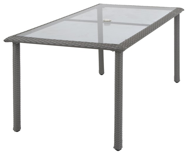 COSCO Outdoor Living Lakewood Ranch Steel and Dining Table Tropical
