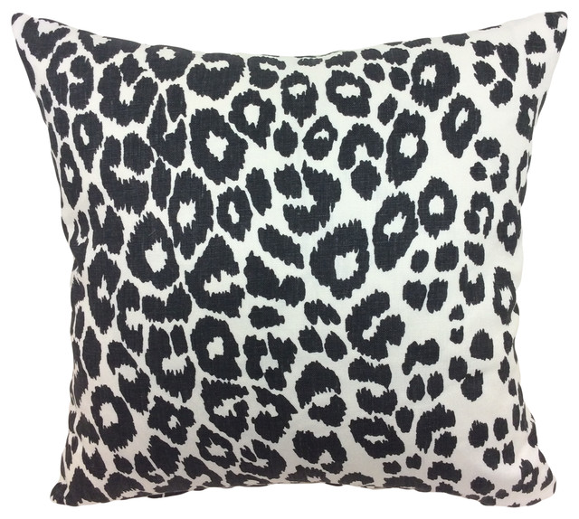 black and cream decorative pillows