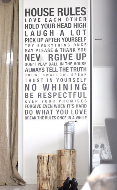 House Rules Wall Decal