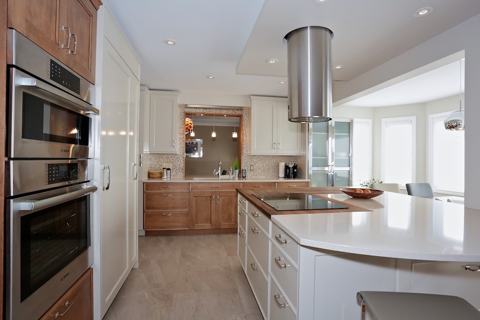 Kitchen - transitional kitchen idea in Ottawa