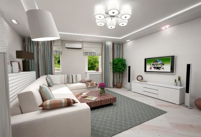 Проект квартиры "Пленительный белый"