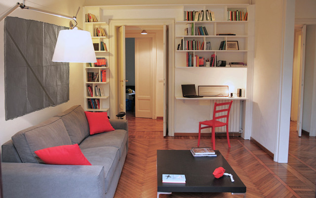 Morgagni Flat contemporary-family-room