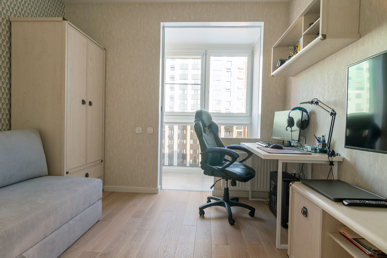 Дизайн четырехкомнатной квартиры в ЖК "Лучи".