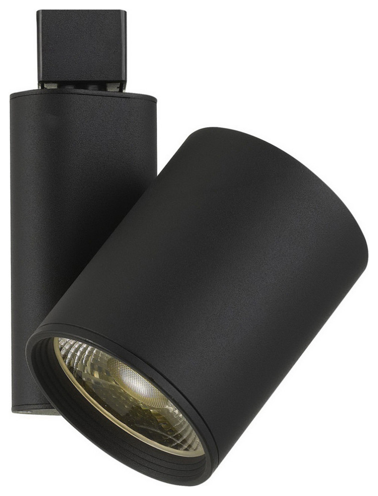 4 75" Height Metal Track Head In Black Contemporary Track Lighting