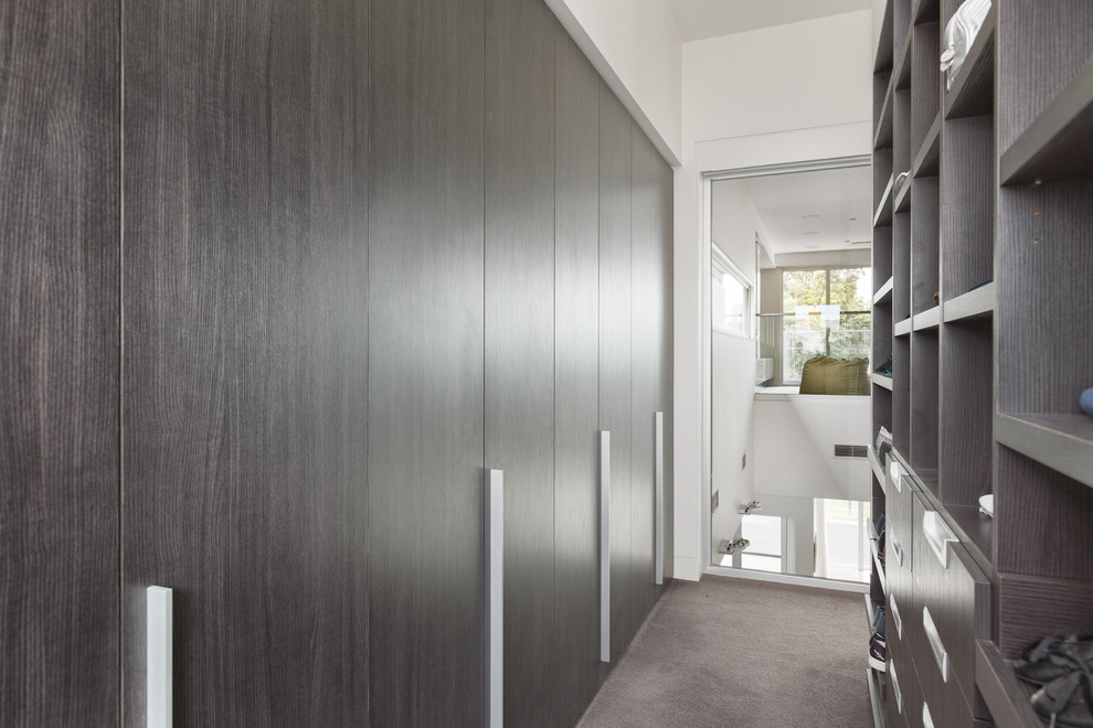 Design ideas for a large contemporary storage and wardrobe in Geelong.