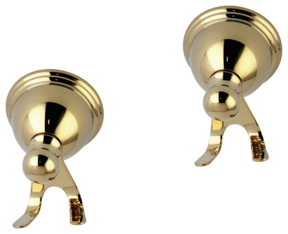 Kingston Brass BAK3967PB Restoration Robe Hook, Polished Brass