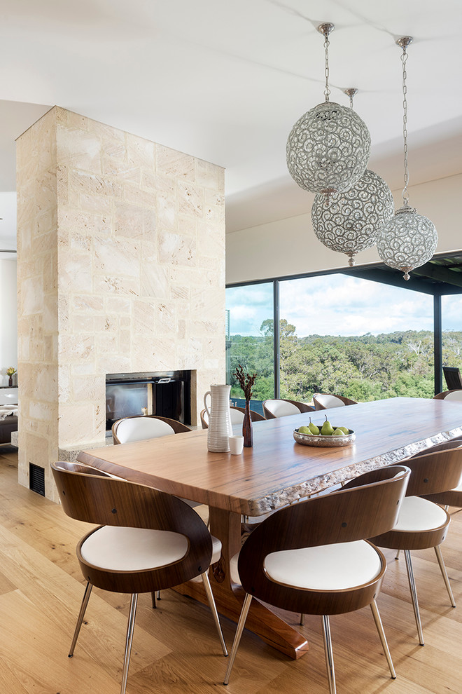 Contemporary dining room in Perth.