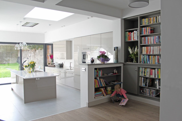 Remodel and Extension of House in Terenure, Dublin 6W. modern-kitchen