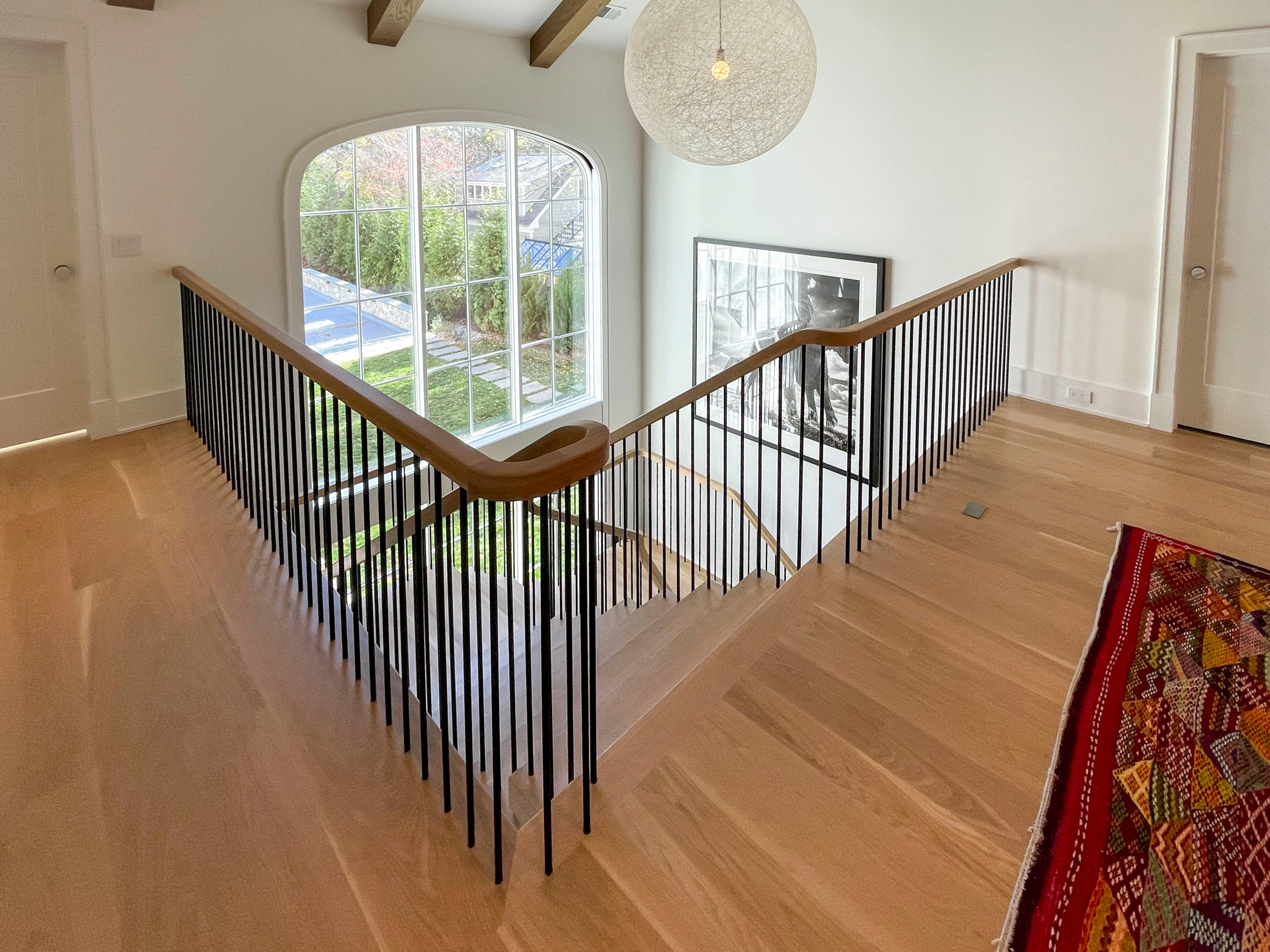 96_Dramatic cantilevered no-riser staircase, Bethesda, MD 20814