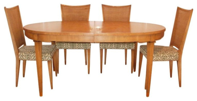 Mid Century John Widdicomb Dining Table 6 Chairs Mid Century John Widdicomb Dining Table 6 Chairs