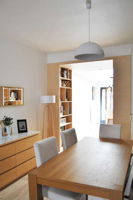 Devred - R&eacute;novation compl&egrave;te d'une maison 1930 skandinavisch-wohnzimmer