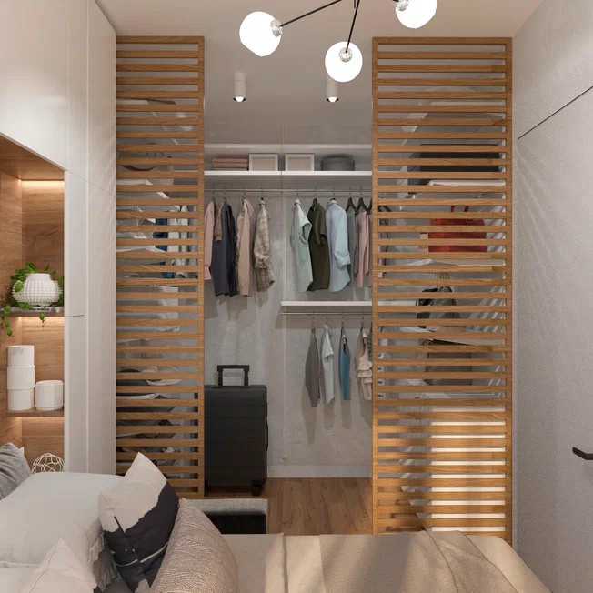 Планировка квартиры эконом класса в стиле сканди